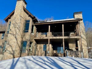 back view of home exterior